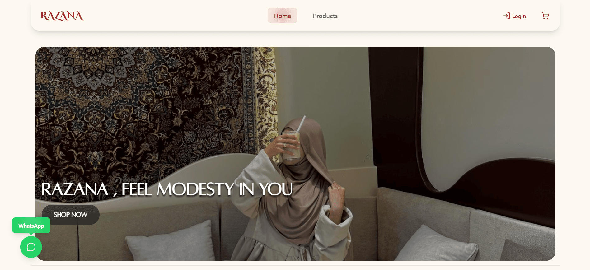 RAZANA — Women's Modest Fashion E-Commerce